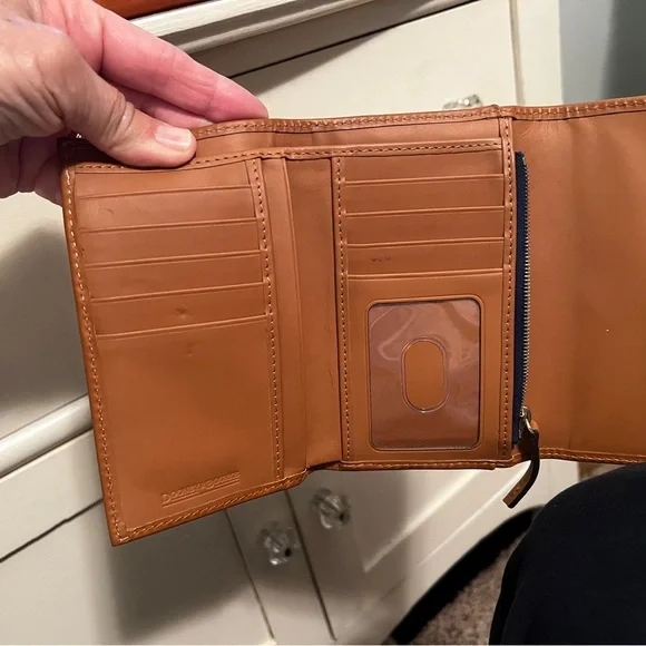 Dooney & Bourke Brown Leather Wallet - Picture 3 of 6